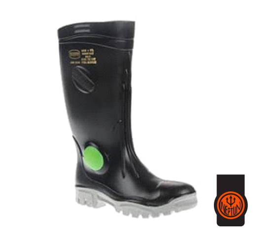 Botas PVC Preta/Cinzento SHOSHOLOZA