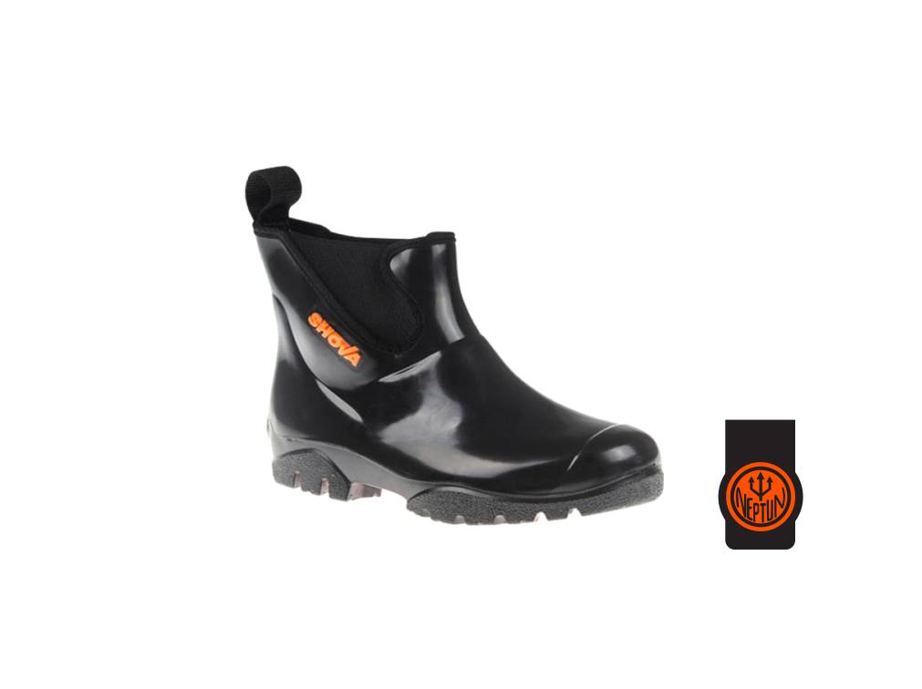 Neptun PVC Chelsea Boot Black