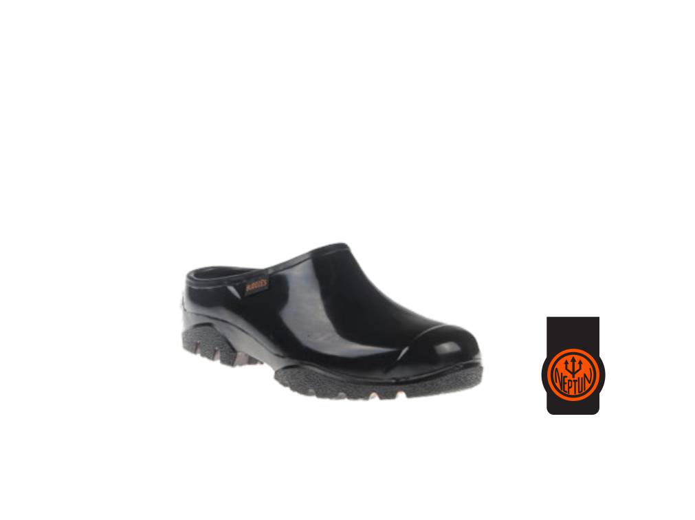 Neptun PVC Black Clog