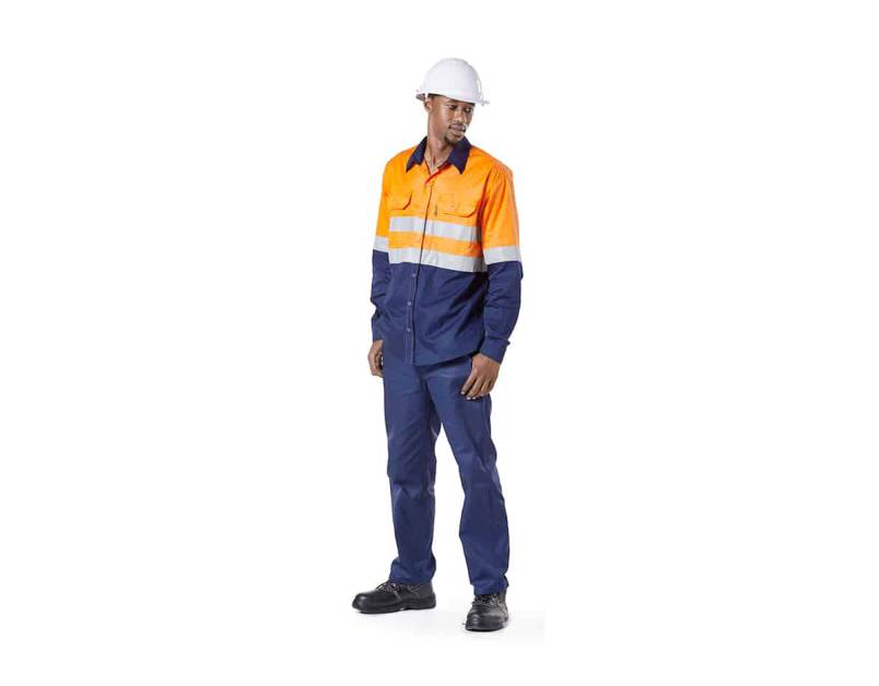 DW-HVLS 2 TONE VENTILATED WORKSHIRTS d